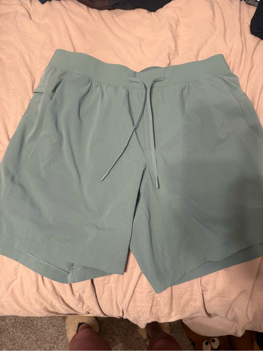 lululemon athletica Men's Drawstring Athletic Shorts - Sage